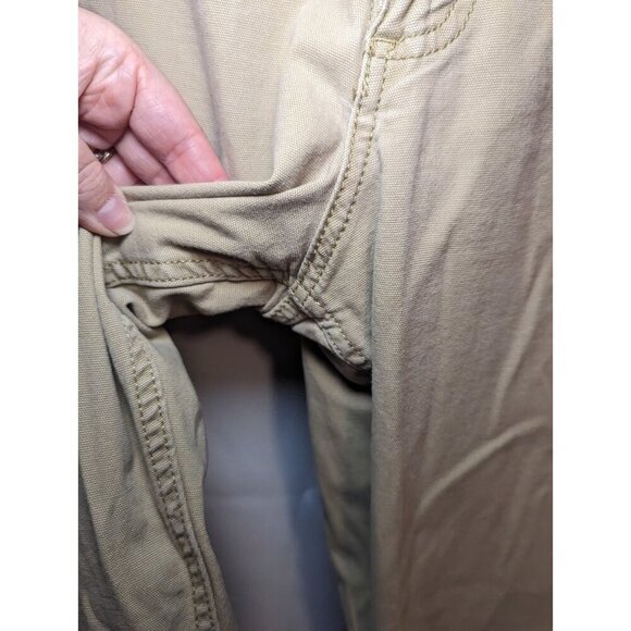 Carhartt Relaxed Fit Pants Men’s Sz 40x32 Tan Rugged Flex Cotton 5 Pocket (1242) - Picture 4 of 16